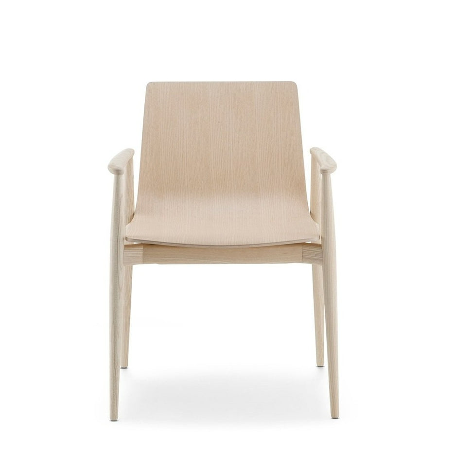 Malmo armchair w/ wooden finish