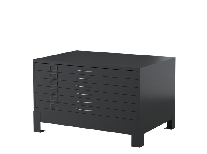 Now series plan 6-drawer in black