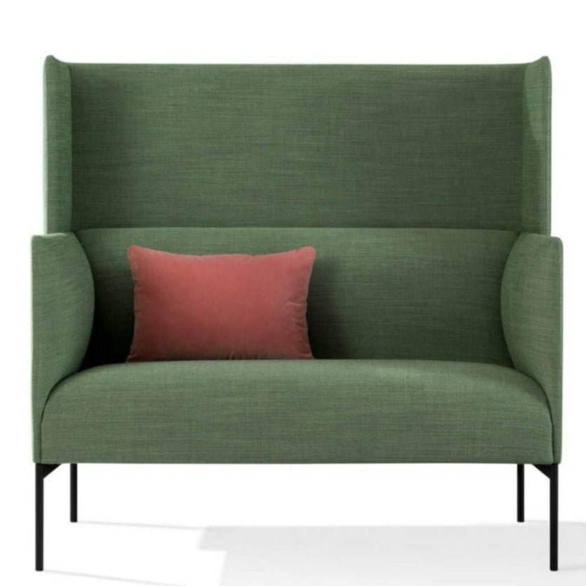 Talk Sofa in green w/ pillow