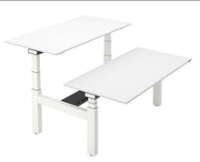 Load image into Gallery viewer, Temptation Twin Desk in white on white

